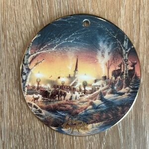 Vintage Terry Redlin "Night On The Town" Porcelain Ornament
